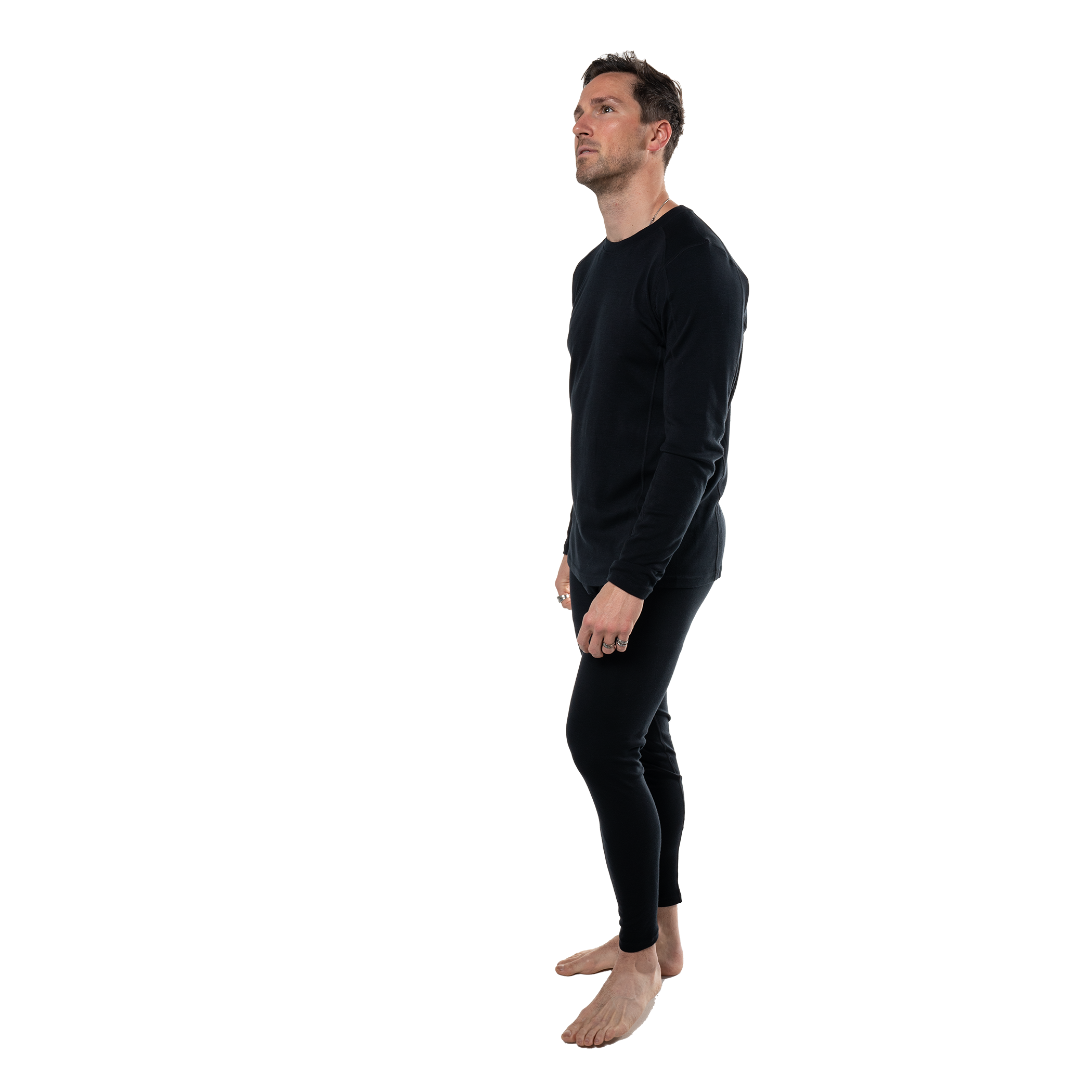 Men's Base Layer Long Sleeve Mid-Weight Crew Neck Top