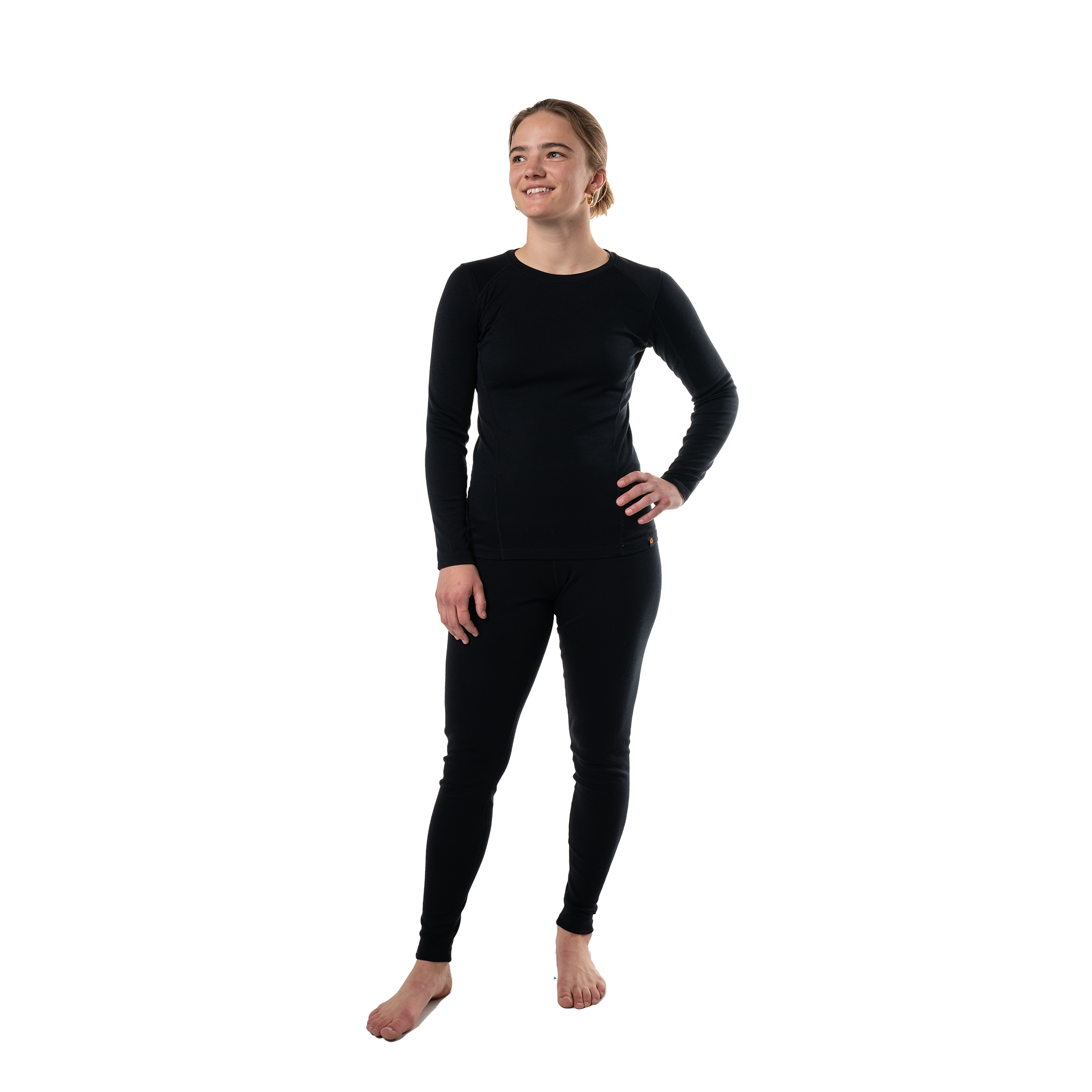 Women's Base Layer Long Sleeve Mid-Weight Crew Neck Top