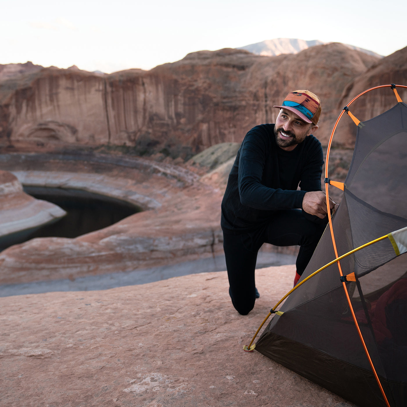 Men's Base Layer Long Sleeve Mid-Weight Crew Neck Top